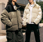 Men's Corduroy Oversized Puffer Jacket Winter Essential