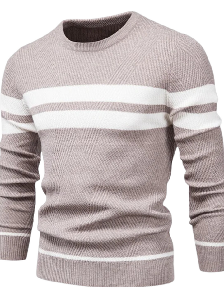 Men's Cozy Knitted Sweater Beige