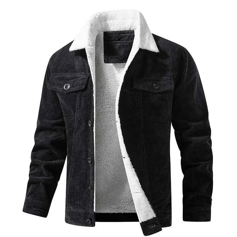 Men's Cozy Sherpa Jacket Black
