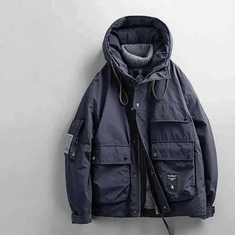 Men's Cozy Trek Jacket Navy Blue
