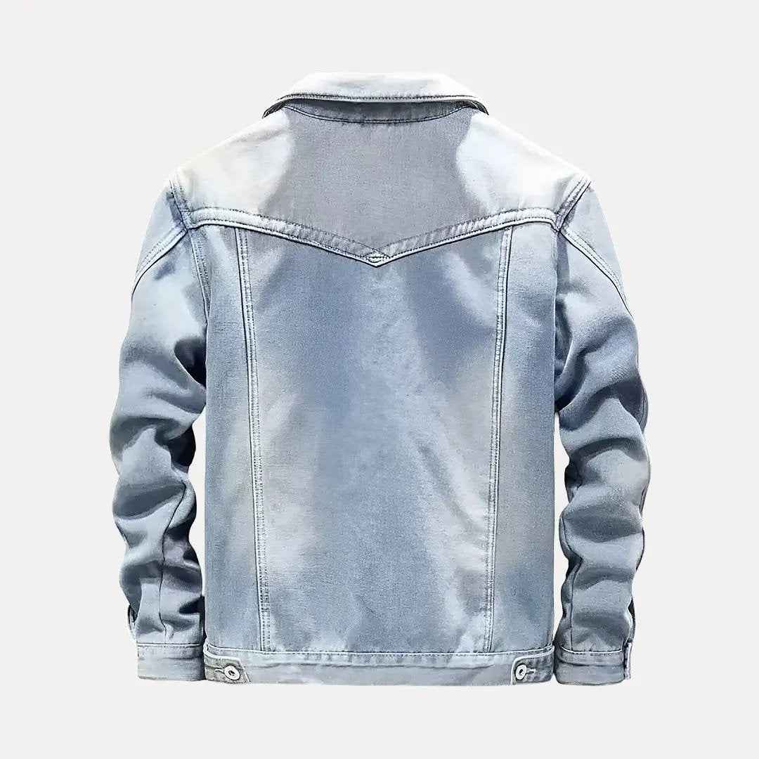 Men's Denim Jacket - Stylish Casual Outerwear