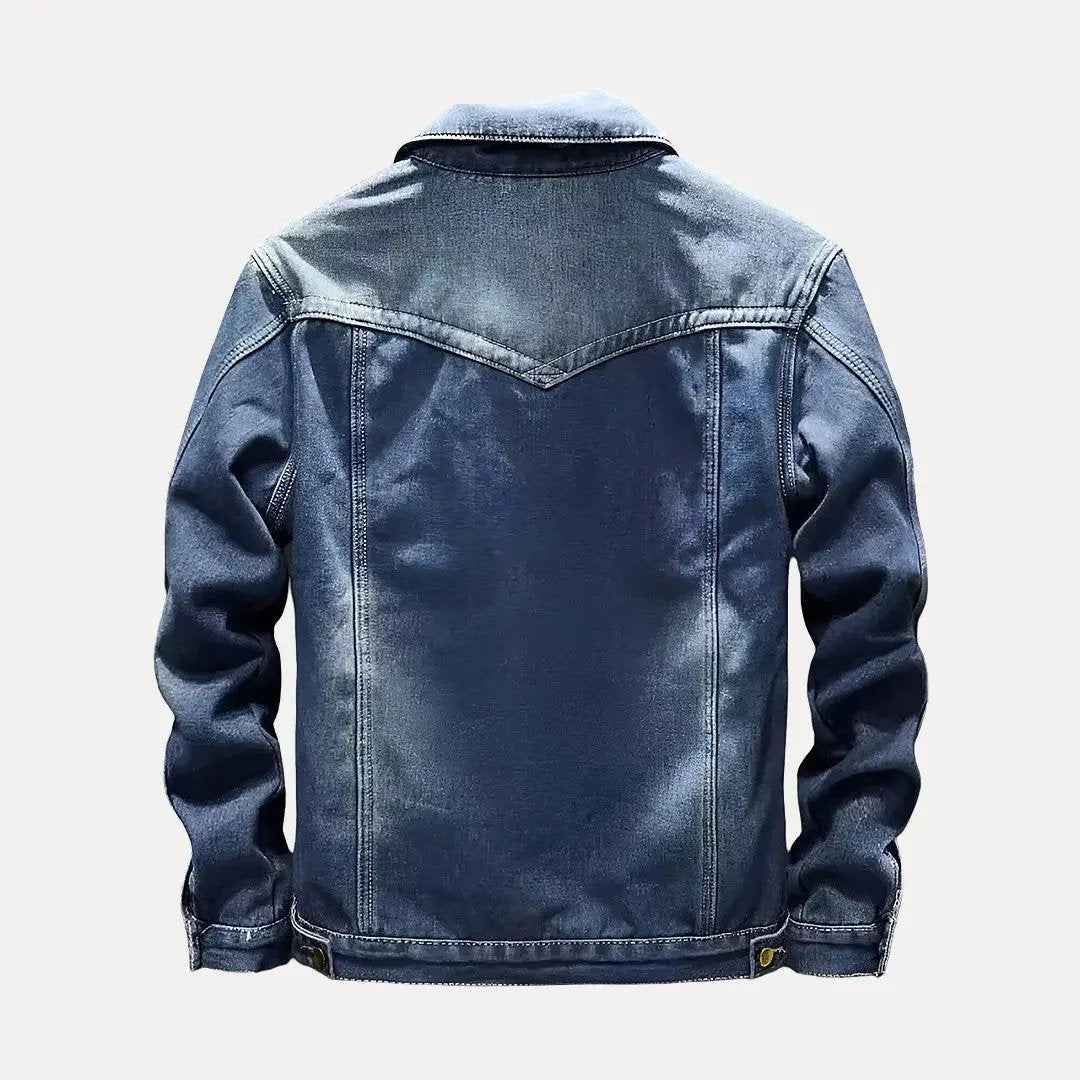 Men's Denim Jacket - Stylish Casual Outerwear