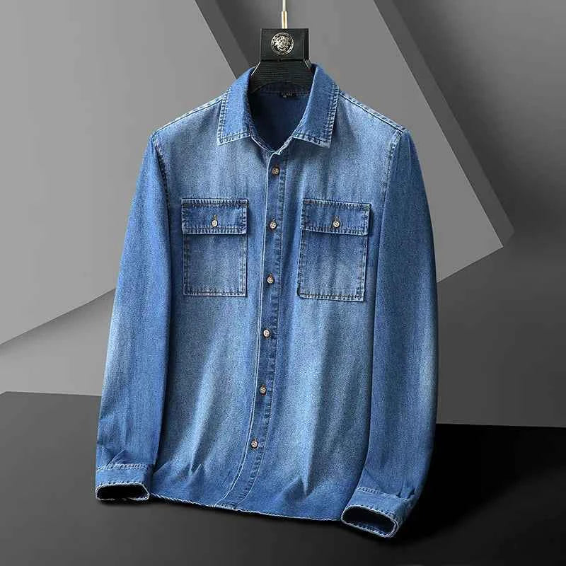 Men's Denim Shirt - Everett Style Blue