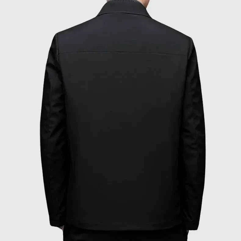 Men's Down Jacket with Turn-Down Collar