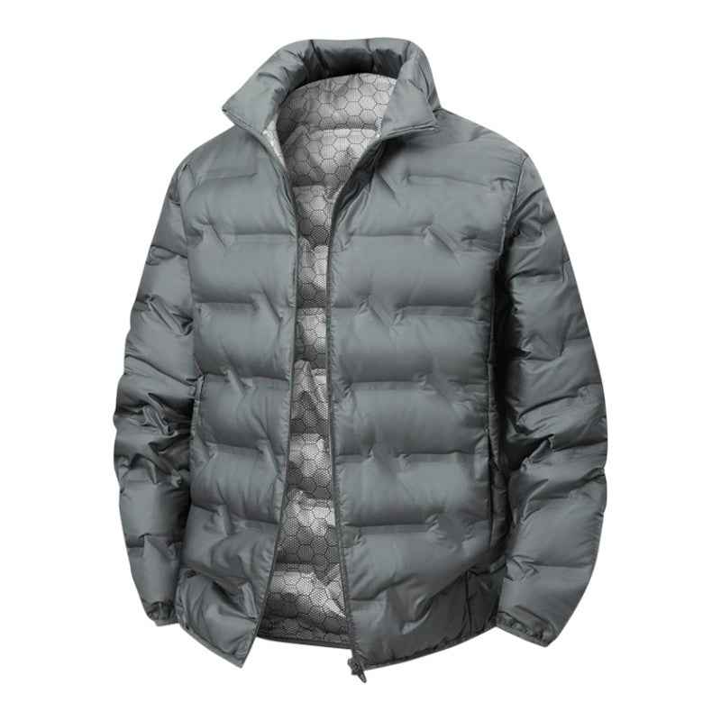 Men's Down Winter Jacket - Northfield Style Grey