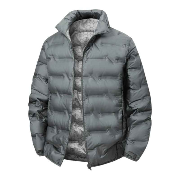 Men's Down Winter Jacket - Northfield Style Grey