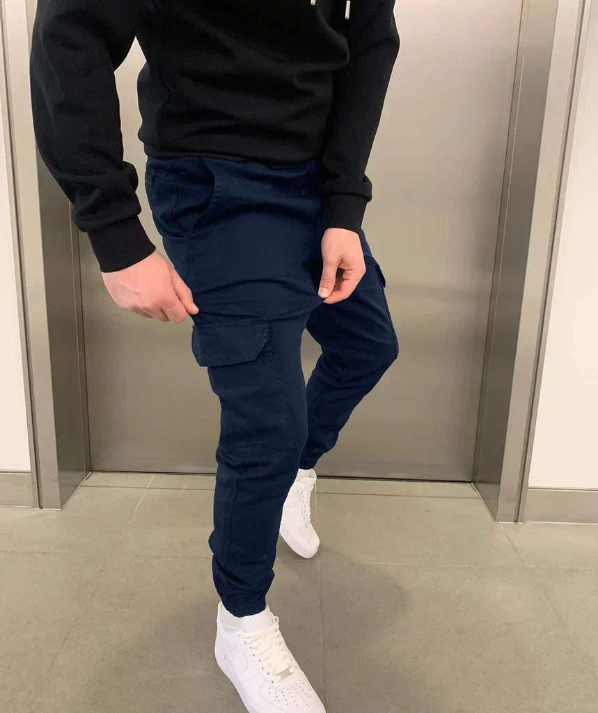 Men's Drawstring Cargo Pants for Comfort and Style