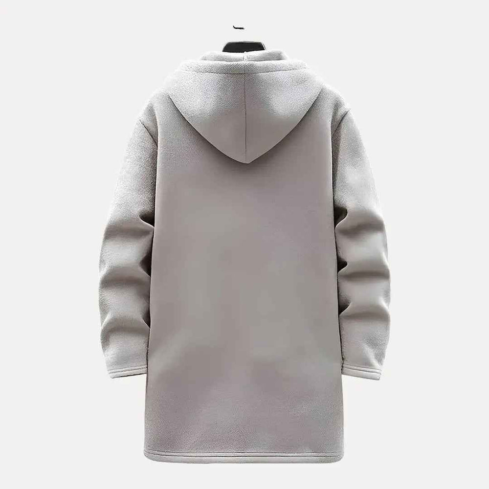 Men's Drawstring Hooded Jacket