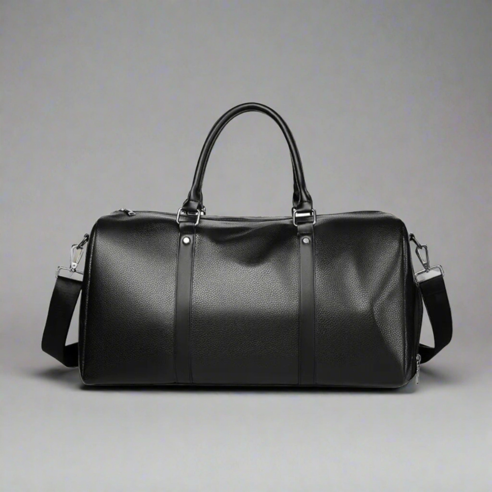 Men's Travel Duffle Bag | Perfect for Gym & Work Black
