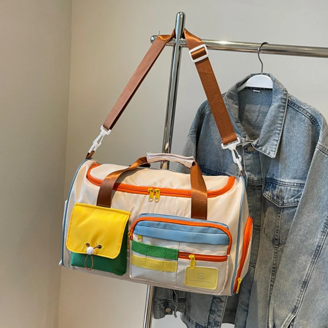 Men's Multi-Pocket Travel Duffle Bag