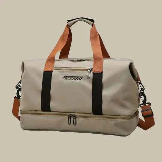 Men's Stylish Duffle Bag for Travel | Weekend Essentials Khaki