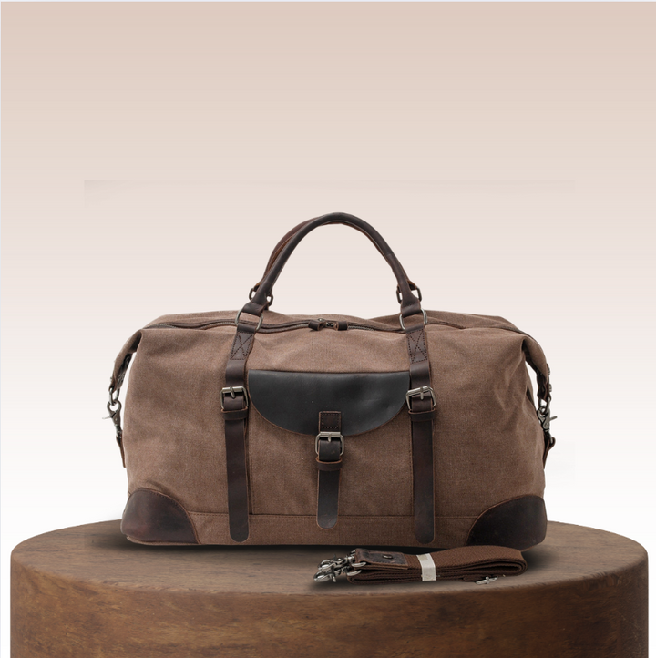 Men's Large Travel Duffle Bag with Zip Closure