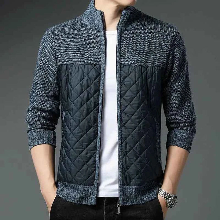Men's Edmonton Hybrid Jacket - Versatile Outdoor Wear Blue