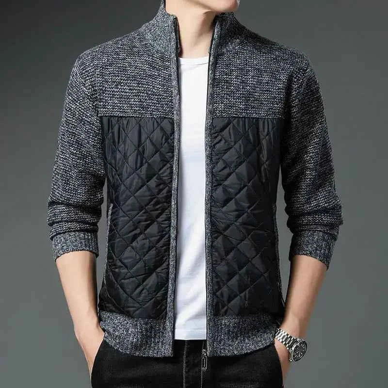 Men's Edmonton Hybrid Jacket - Versatile Outdoor Wear Dark Gray