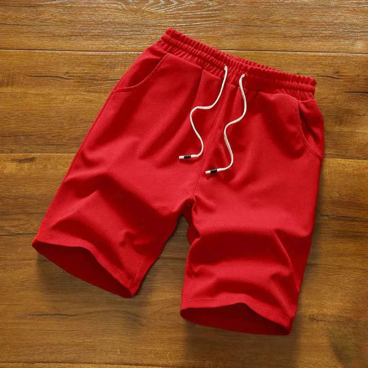 Men's Essential Drawstring Shorts Red