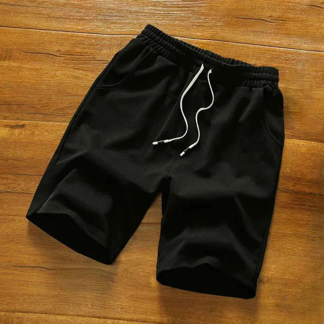 Men's Essential Drawstring Shorts Black
