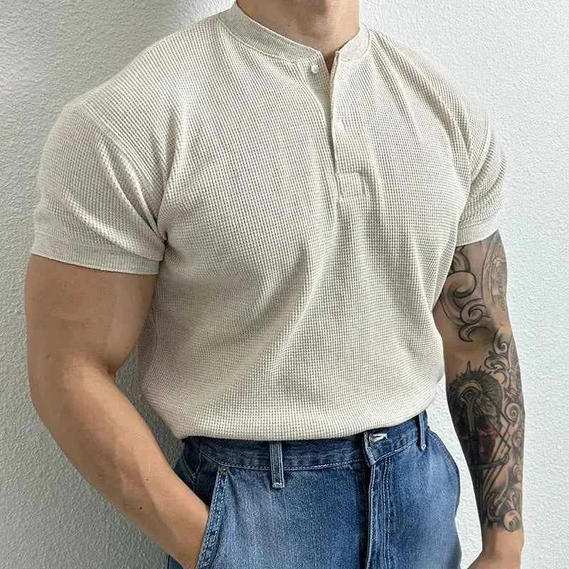 Men's Fitted T-Shirt - Stylish and Comfortable Design White