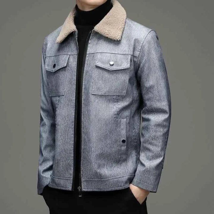 Men's Fleece Collar Jacket