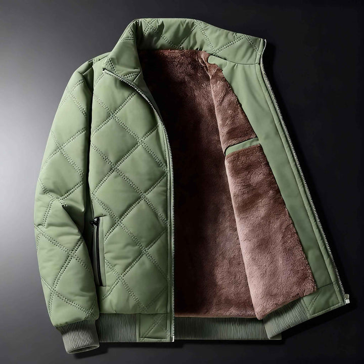 Men's Fleece Jacket - Cozy and Stylish Outerwear Green