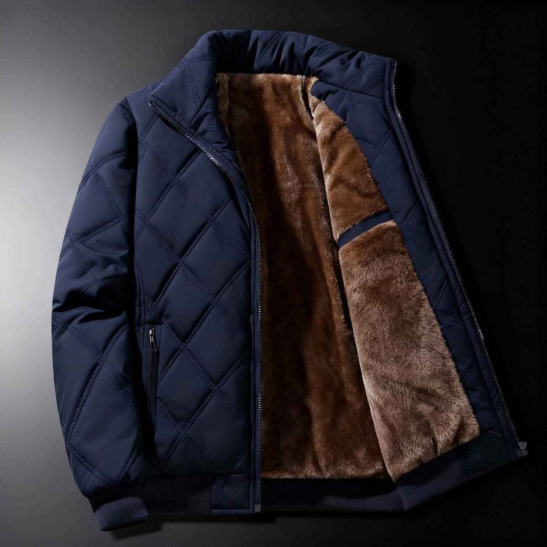 Men's Fleece Jacket - Cozy and Stylish Outerwear Blue