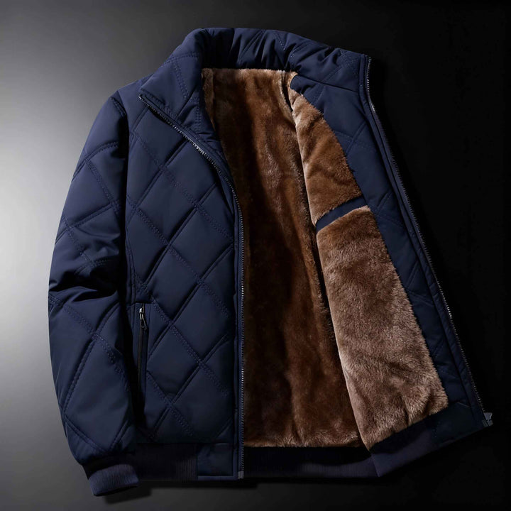 Men's Fleece Jacket - Cozy and Stylish Outerwear Blue