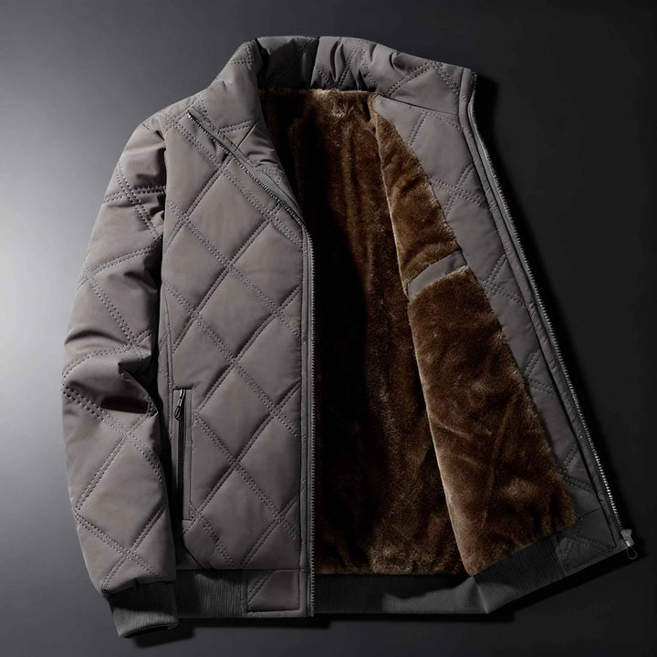 Men's Fleece Jacket - Cozy and Stylish Outerwear Gray