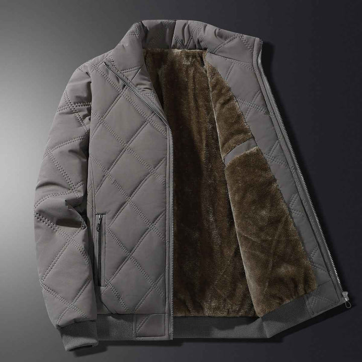 Men's Fleece Jacket - Warm, Lightweight, and Stylish Outerwear Gray