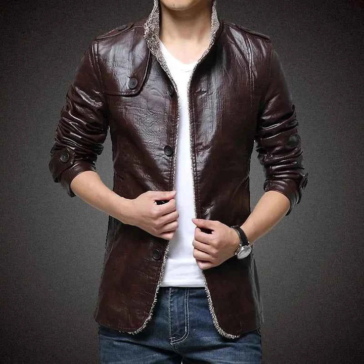 Men's Fleece-Lined Continental Jacket