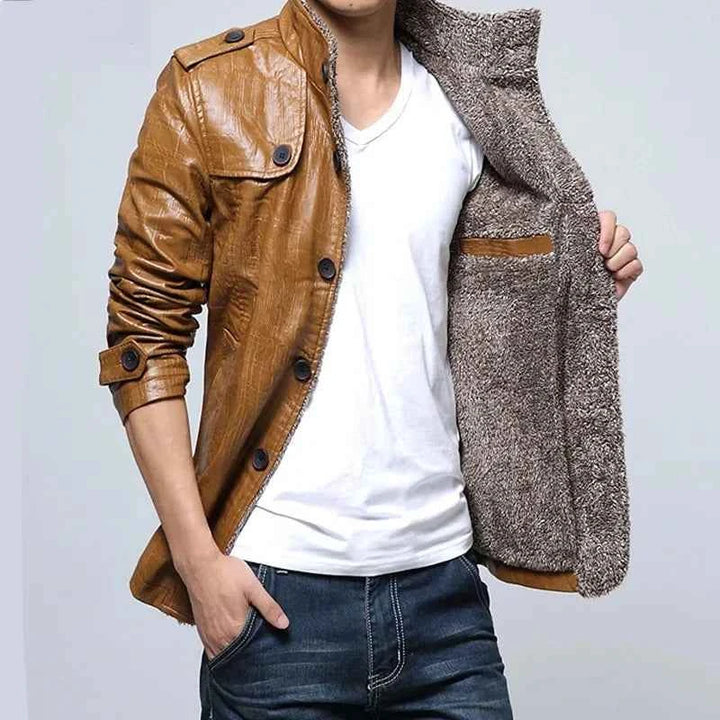Men's Fleece-Lined Continental Jacket