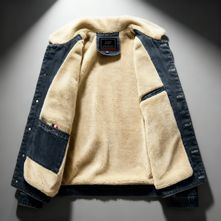 Men's Fleece-Lined Denim Jacket
