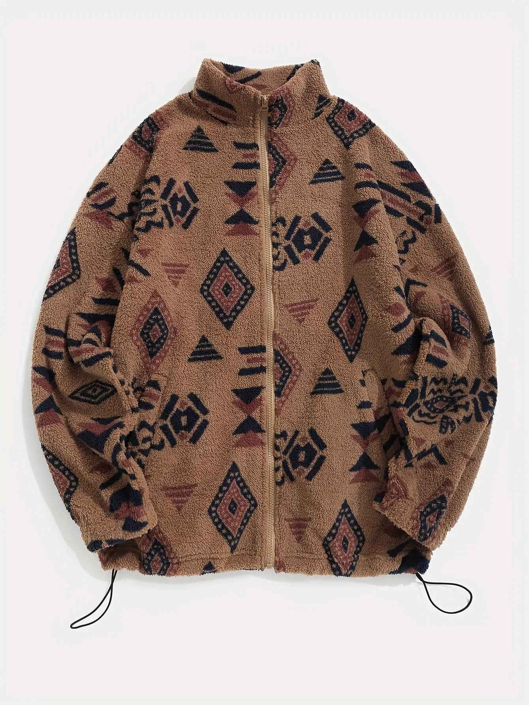 Men's Fleece Zip-Up Jacket - Cozy and Stylish Outerwear Canyon