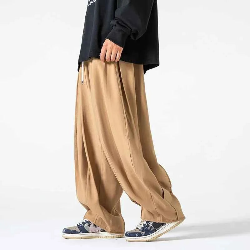 Men's Apparel Relaxed Fit Drawstring Khaki Drawstring Waist
