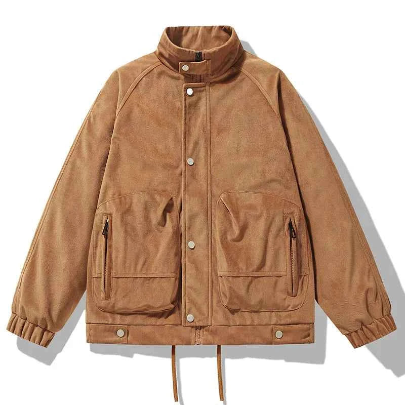Men's Harrington Jacket - Stylish and Versatile Outerwear Brown