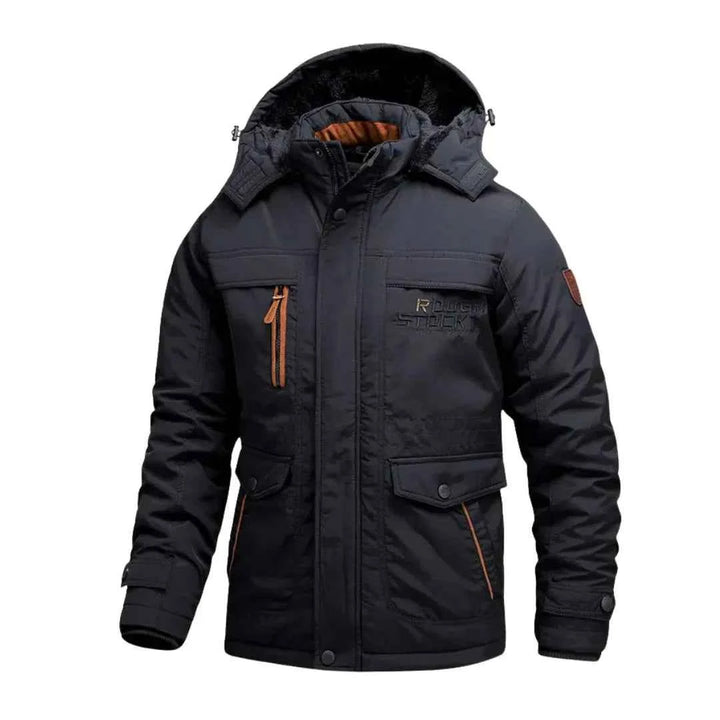 Men's Heavy-Duty Waterproof Winter Coat Navy