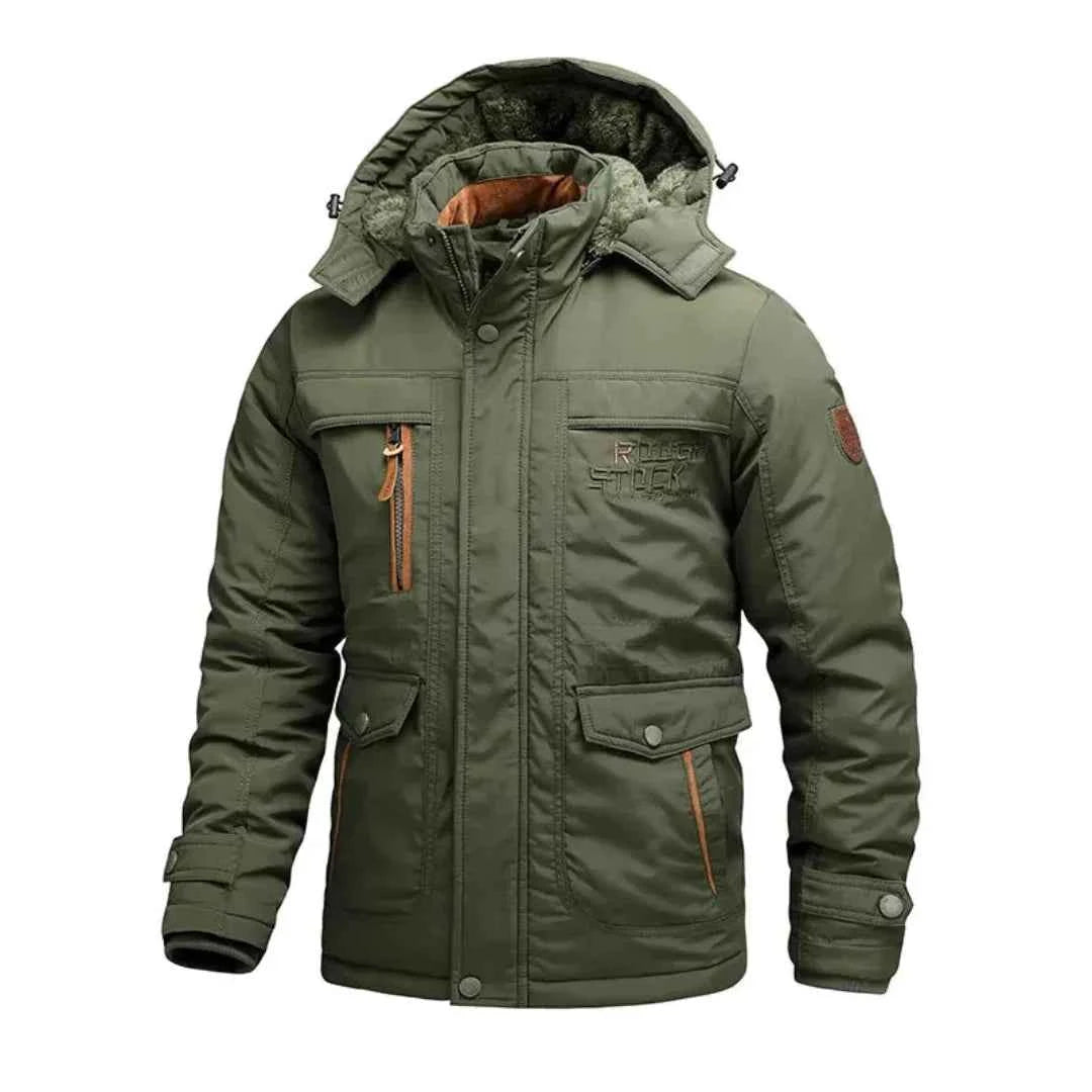 Men's Heavy-Duty Waterproof Winter Coat Green