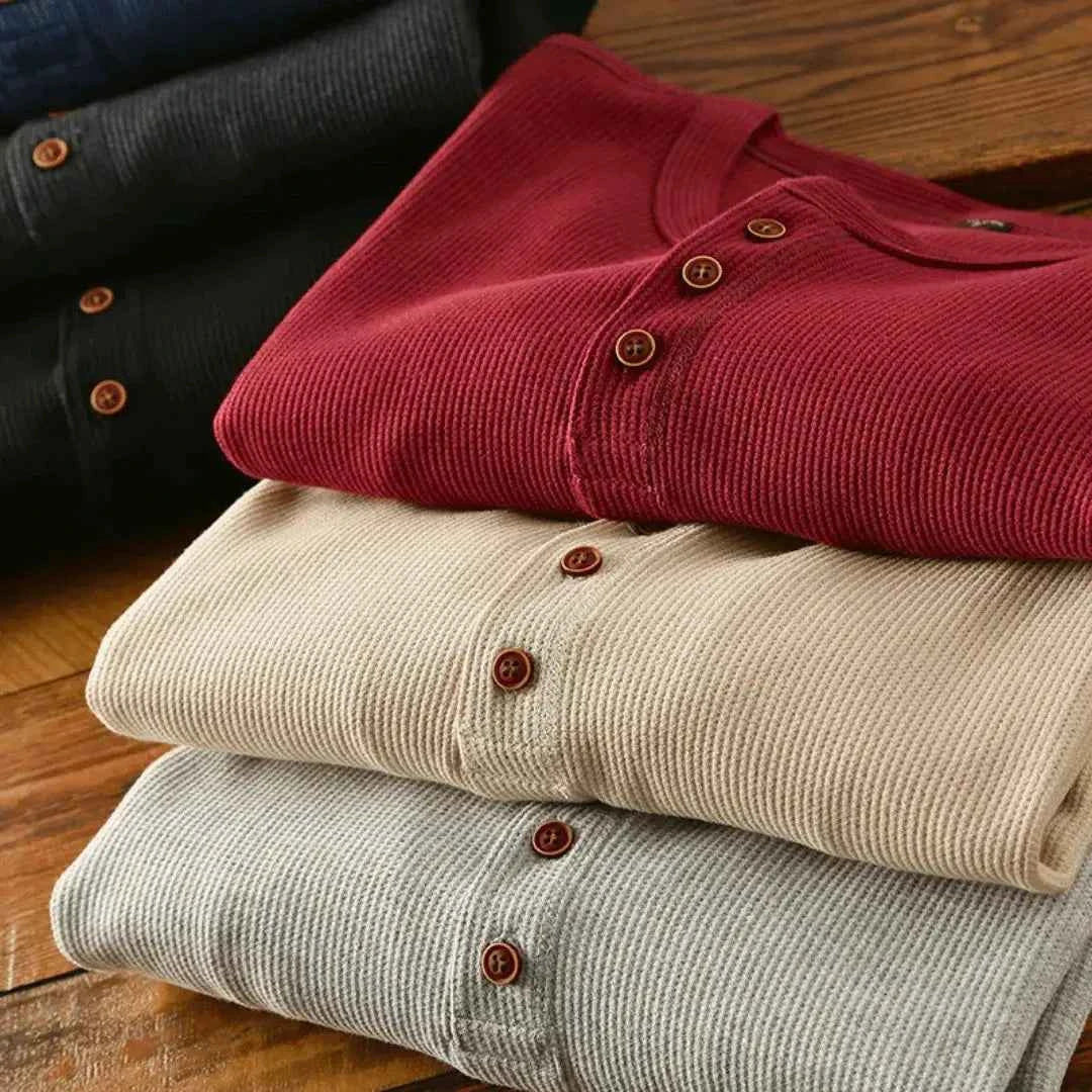 Men's Heritage Cotton Henley Shirt