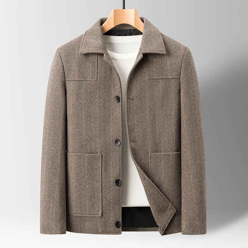 Men's Heritage Jacket - Classic Style and Timeless Design Dark Brown