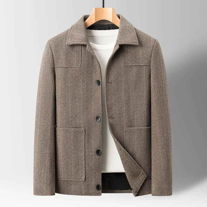 Men's Heritage Jacket - Classic Style and Timeless Design Dark Brown