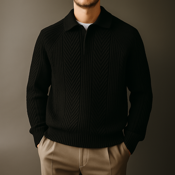 Men's Herringbone Clay Polo Shirt