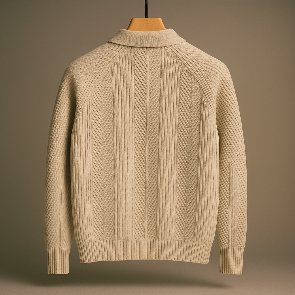 Men's Herringbone Clay Polo Shirt