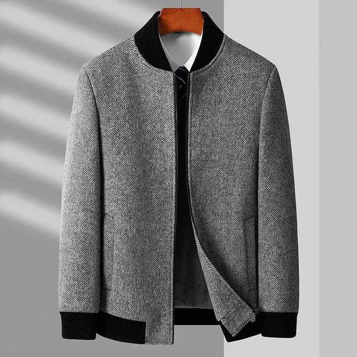 Men's Herringbone Heritage Jacket Stone