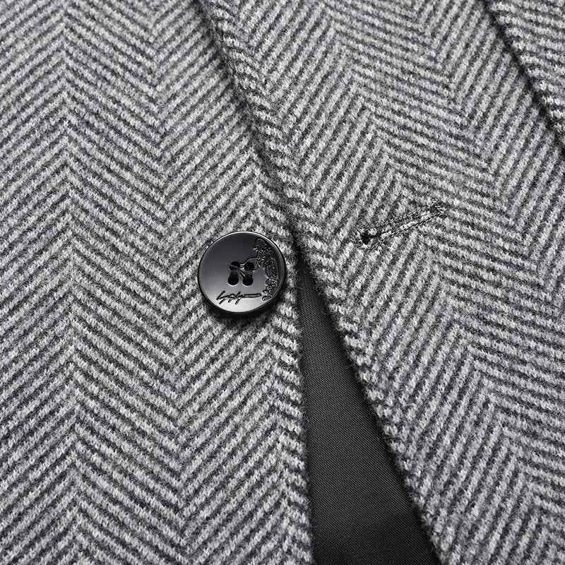 Men's Herringbone Jacket - Stylish and Versatile Outerwear