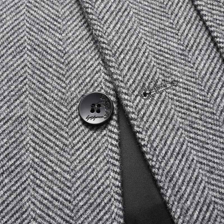 Men's Herringbone Jacket - Stylish and Versatile Outerwear