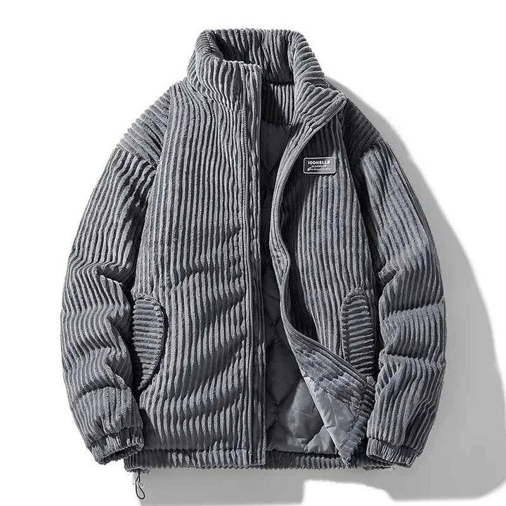 Men's Hollowcrest Corduroy Jacket - Stylish and Comfortable Outerwear Gray