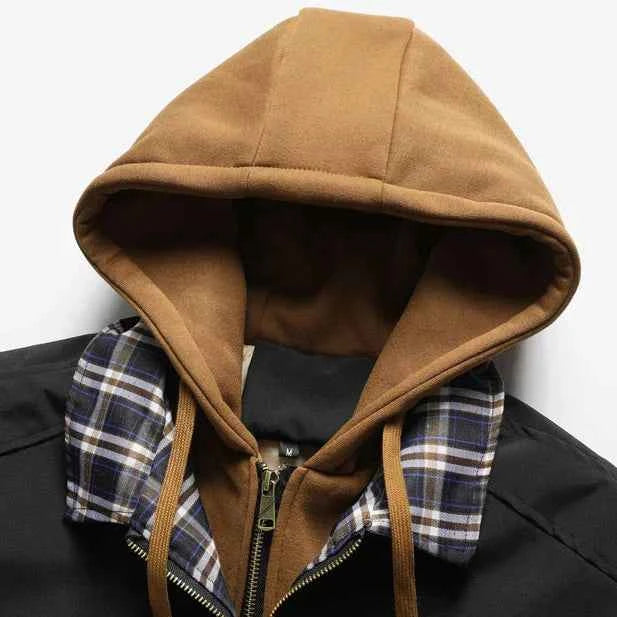Men's Hooded Bomber Jacket