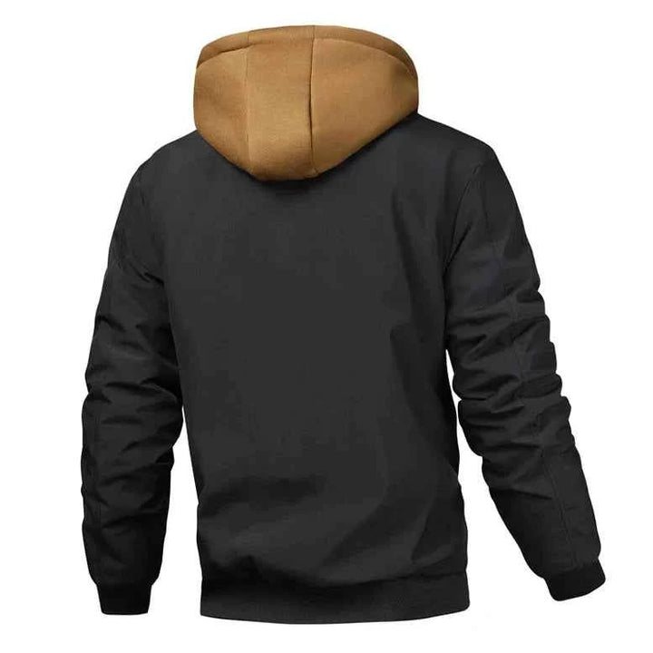 Men's Hooded Bomber Jacket