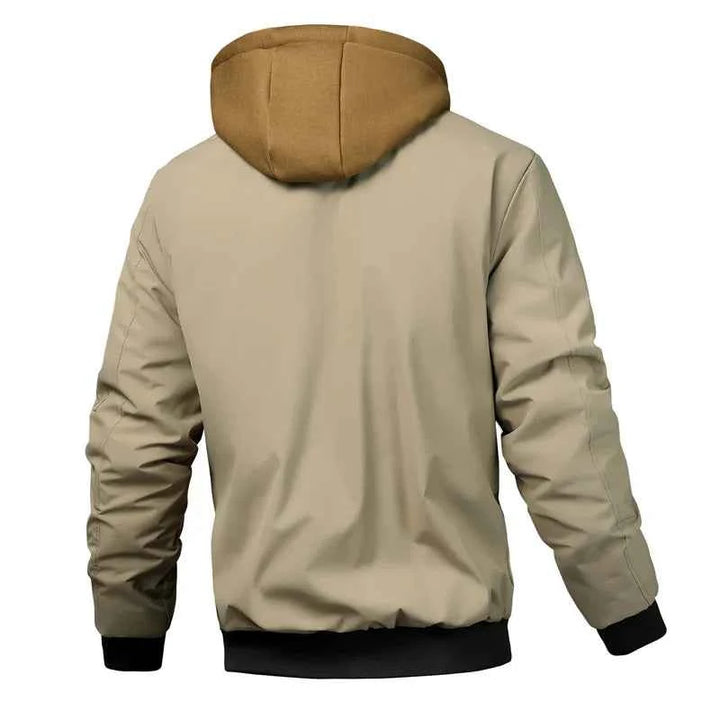 Men's Hooded Bomber Jacket