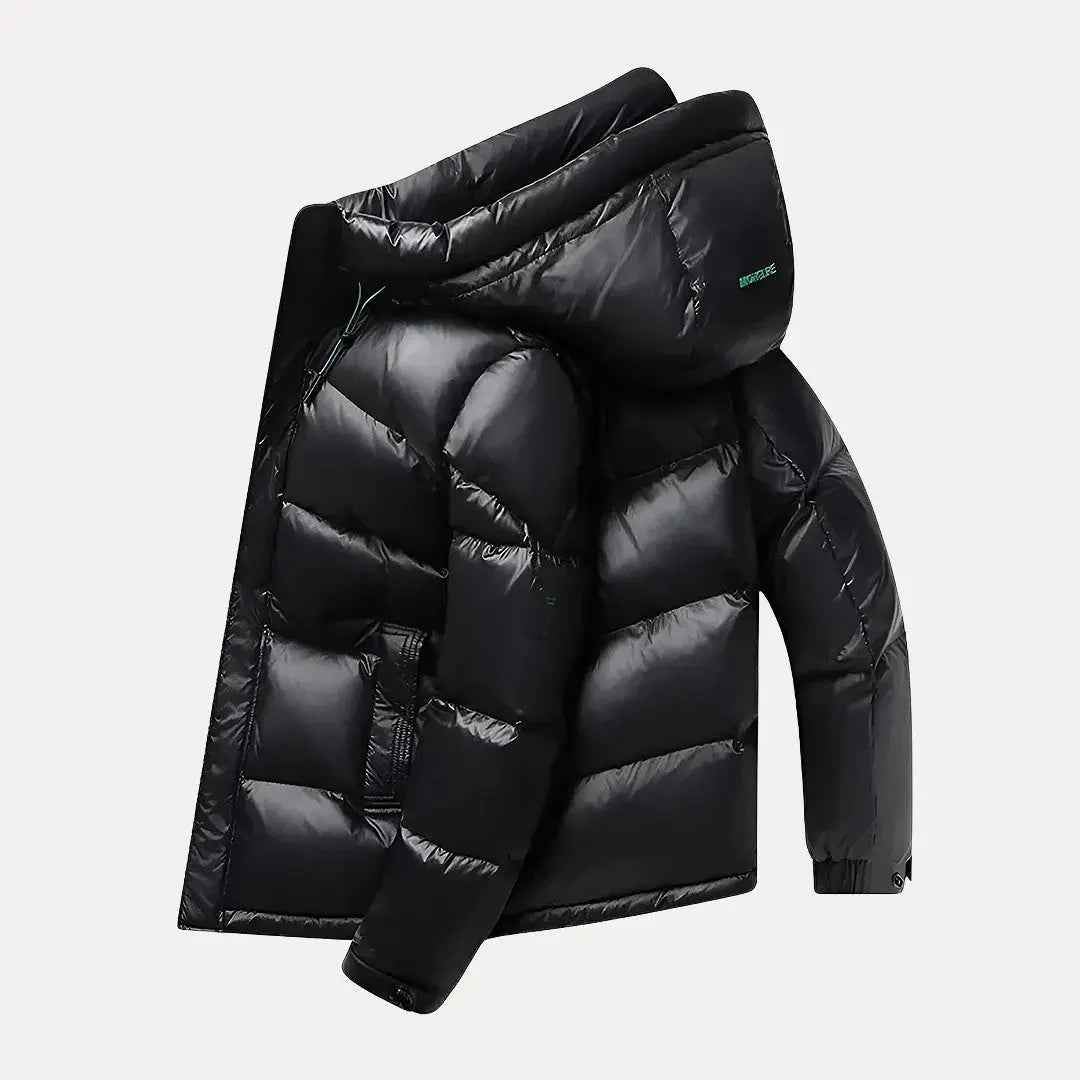 Men's Hooded Down Winter Jacket - Orlando Style