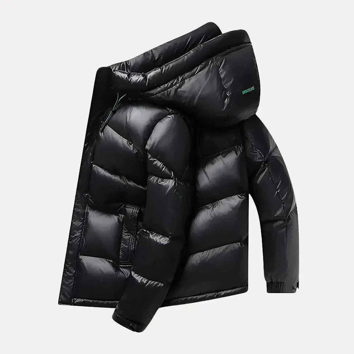 Men's Hooded Down Winter Jacket - Orlando Style