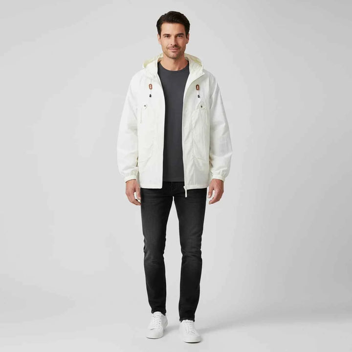 Men's Hooded Windbreaker Jacket